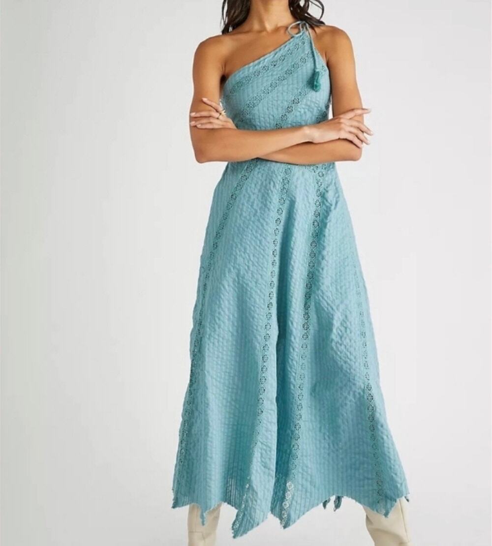 Free People Bella Blue Maxi Dress / sz XS